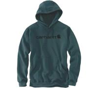 Carhartt Signature Logo Midweight Capuche, noir/vert, Taille L