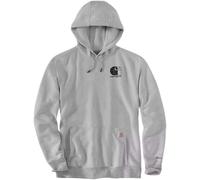 Carhartt Signature Logo Sweat à capuche coupe décontractée, gris, taille S pour homme