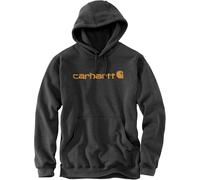 Carhartt Signature Logo, sweat à capuche M Gris Foncé/Marron (Ee8) Gris Foncé/Marron (Ee8)