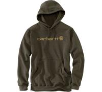 Carhartt Signature Logo, sweat à capuche M Gris/Marron Clair (Go5) Gris/Marron Clair (Go5)