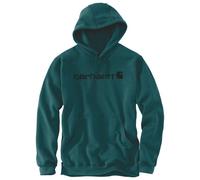 Carhartt Signature Logo Midweight Capuche, noir-vert, taille XS pour homme