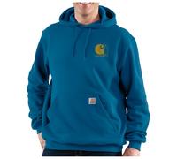 Carhartt - Signature Logo Sweatshirt - Sweat à capuche - L - dark horizon blue