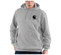 Carhartt - Signature Logo Sweatshirt - Sweat à capuche - M - asphalt heather