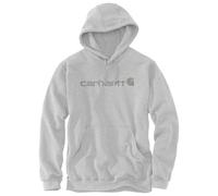 Carhartt - Signature Logo Sweatshirt - Sweat à capuche - M - heather gray / gray
