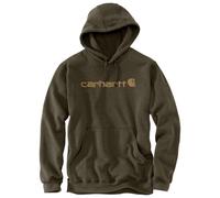 Carhartt - Signature Logo Sweatshirt - Sweat à capuche - S - burnished logs heather