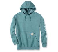 Carhartt Logo, Sweat à capuche M Clair Pétrole Clair Pétrole