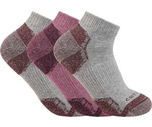 Carhartt Sneaker, Lot de 3 chaussettes M Gris/Fuchsia Gris/Fuchsia