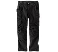 Carhartt Workwear Pantalon de travail Steel Rugged Cargo Noir W32/L34