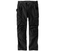 Carhartt Pantalon cargo Relaxed Fit Straight Rugged Flex Ripstop Double-Front noir 34/38 homme