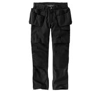 Carhartt Steel Rugged Flex Relaxed Fit Ripstop Pantalon de Travail Cargo Double Avant Multi-Poches Utilitaire, Noir, 34W x 32L Homme