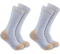 Carhartt Steel-Toe, chaussettes 2-pack L Gris Gris
