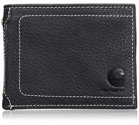 Carhartt Store bourse portefeuille en cuir avec le logo 61-2201, couleur:noir