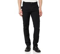 Carhartt Straight Fit Stretch Duck Double Front Pantalon Utilitaire de Travail, Noir, 33W x 32L Homme