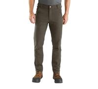 Carhartt Straight Fit Stretch Duck Double Front Pantalon Utilitaire de Travail, Tarmac, 33W x 32L Homme
