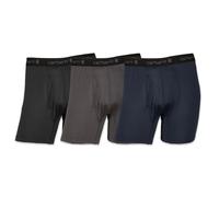 Carhartt Stretch Synthetic Blend 5” Boxer Brief 3 Pack Boxeur ajusté, Assortiment 02 Gris, L (Lot de 3) Hommes