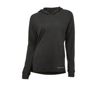 Carhartt Sweat à Capuche Force pour Femme - Couche de Base Stretch - Poids Moyen, Noir chiné, Small