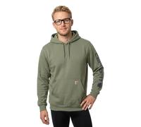 Carhartt Sweat à capuche Logo sur la manche Vert Taille S