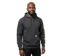 Carhartt Capuche Midweight Sleeve Logo – Gris – Taille L – Homme