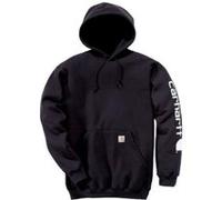 Carhartt Sweat à capuche K288 – Logo sur la manche Noir L
