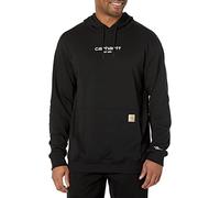 Carhartt Sweat à capuche pour homme Lightweight Logo Graphic, Noir , XL