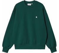Carhartt - Sweat à col rond - Casey Sweatshirt W Dark Fir Silver pour Femme en Coton - Taille M - Vert Vert M
