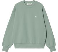 Carhartt - Sweat à col rond - W' Casey Sweatshirt Frosted Green / Silver pour Femme en Coton - Taille S - Vert Vert S