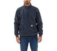 Carhartt Sweat-shirt Quarter-Zip Taille S Bleu Foncé (472)