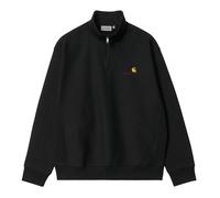 Carhartt - Sweat demi-zippé - Half Zip American Script Sweat Black en Coton - Taille S - Noir Noir S