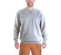 Carhartt Sweat-Shirt Mi-Épais avec Col Ras-de-cou Loose Fit Homme, Heather Grey, XS