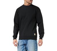 Carhartt Sweat-Shirt Mi-Épais avec Col Ras-de-cou Loose Fit Homme, Noir, L