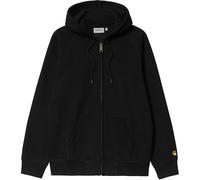 Carhartt - Sweat zippé - Hooded Chase Jacket Black Gold - Taille L - Noir Noir L