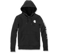 Carhartt Sweatshirt femme Clarksburg Pull Sweatshirt Black XL