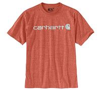Carhartt Loose Fit Heavyweight Short-Sleeve Logo Graphic T-Shirt d'utilité Professionnelle, Bruyère en Terre Cuite, Taille XL Homme