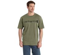 Carhartt T-shirt à manches courtes avec logo Big Signature pour homme, olive, Taille L