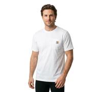 Carhartt Workwear T-shirt K87 Pocket manches courtes - poche poitrine, 100% coton - Blanc XL