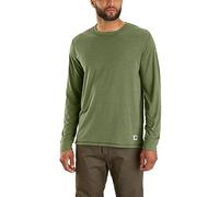 Carhartt T-shirt à manches longues LWD Relaxed Fit SHIRT Homme, Vert, M