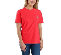 Carhartt Loose Fit Heavyweight K87 Pocket T-Shirt Femme, rouge, taille L pour femmes