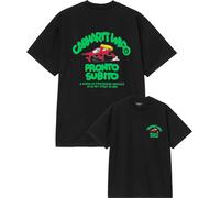 Carhartt - T-shirt en coton biologique - S/S Pronto T-Shirt Black - Taille L - Noir Noir L