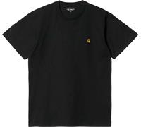 Carhartt - T-shirt en coton - S/S Chase T-Shirt Black / Gold - Taille L - Noir Noir L