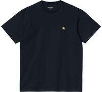 Carhartt - T-shirt en coton - S/S Chase T-Shirt Dark Navy Gold - Taille S Navy S