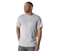 Carhartt Workwear T-shirt Force à poche manches courtes coupe ample mi-épais Gris XXL Homme