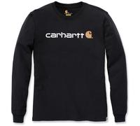 Carhartt T-shirt homme Core Logo T-Shirt L/S Black S