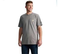 Carhartt T-shirt léger à manches courtes avec poche pour homme Motif voiture de rue, Bruyère cendrée patinée, Taille S