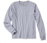 Carhartt T-Shirt Logo Long Sleeve T-Shirt Heather Grey M