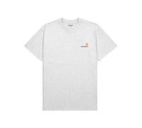 Carhartt T-Shirt Unisexe S/S American Script Ash Heather, XL