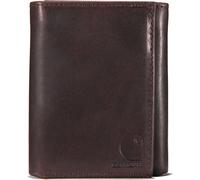 Carhartt Oil Tan Leather Trifold Portefeuille, brun pour homme