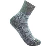 Carhartt Twin Knit Midweight Crew Chaussettes pour femmes, gris, Taille M