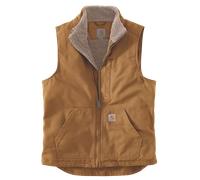 Carhartt Duck Mock Neck Gilet, brun, taille S pour homme