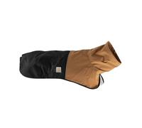 Carhartt Veste de Pluie Durable pour Chien avec matériau imperméable Storm Defender et Sangles réglables, Carhartt Marron/Noir, Taille S