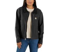 Carhartt Rugged Flex Canvas Detroit, veste textile femme S Noir Noir